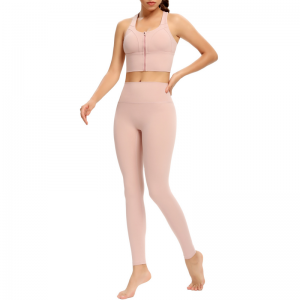 Цип безпроблемен кръстосан йога комплект