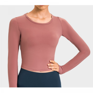 Изрязана пръст-кот-копче йога риза