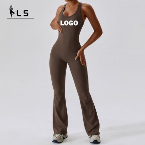 Висококачествени анцузи Комплекти за тренировка йога фитнес комбинезони за жени Едно парчета безпроблемни йога комплекти боди костюм